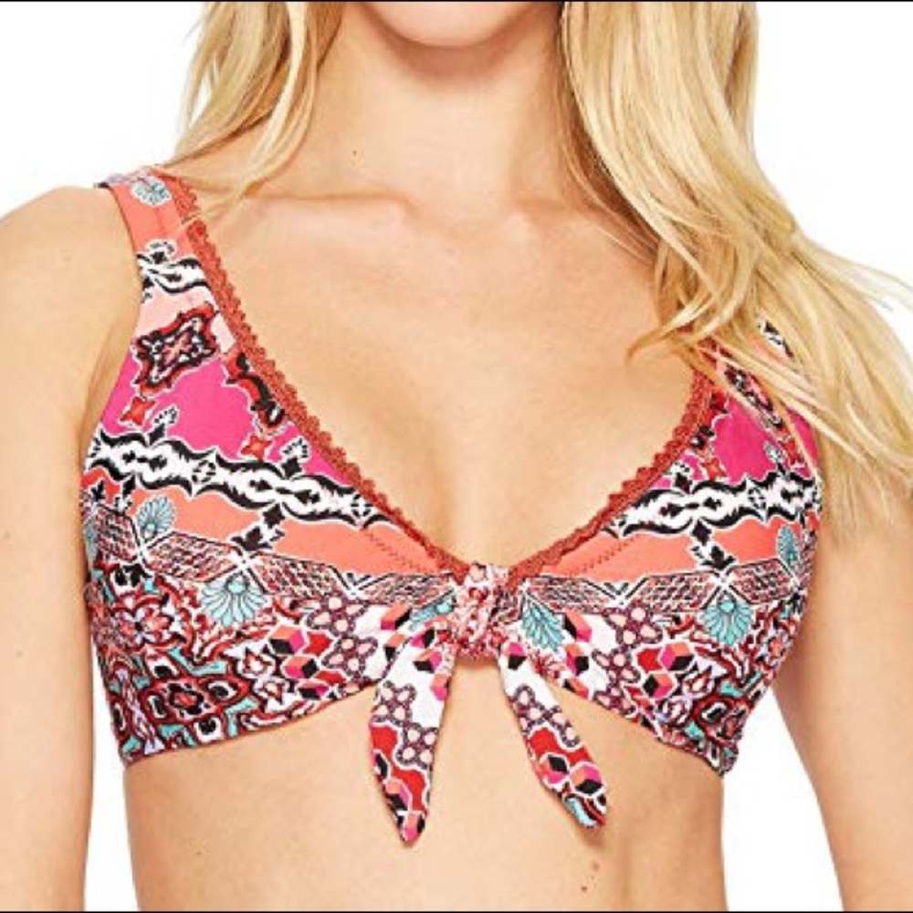 Laundry Mystic Tiles Knotted Bikini Top